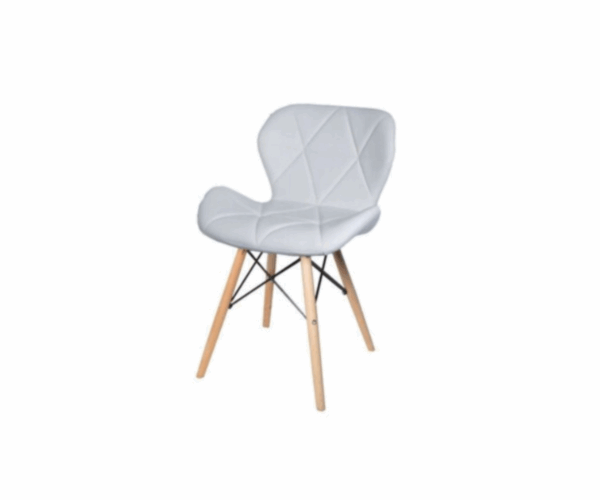 WHITE PURE WOODEN LEG