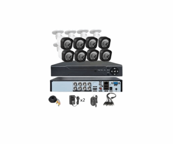 8 security Camera Kit - 1080p Wired CCTV Camera Surveillance With Night Vision - Image 2