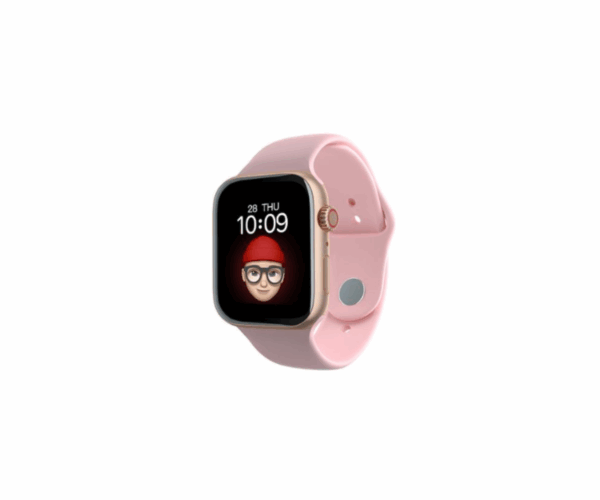 2 in 1 FitPro Smart Watch with Earbuds - Pink