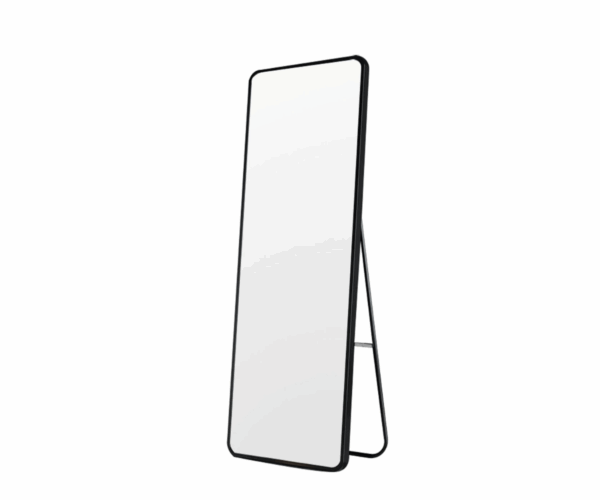 Free-Standing Mirror 40x150 Black