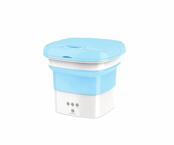 Automatic folding washing machine - Blue