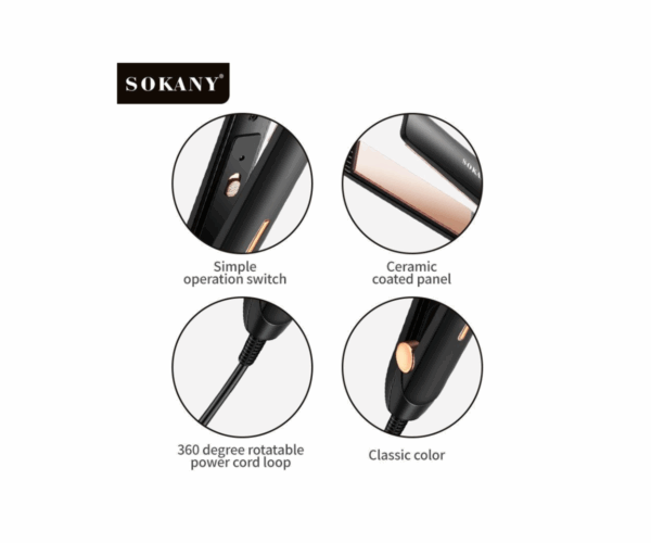 Hair Straightener With Ceramic Coating - Image 2