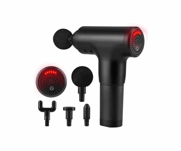 4 Heads Fascial Gun Multi-Function Muscle Massager - Image 2