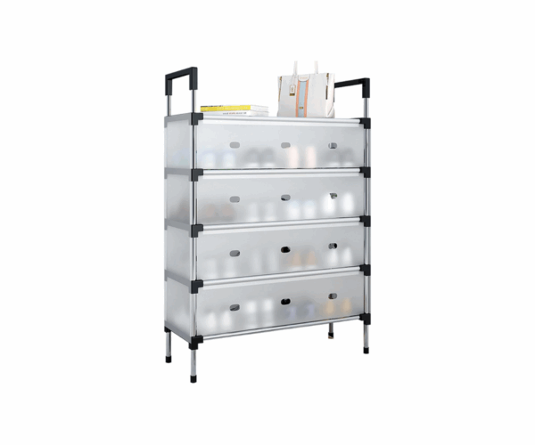 5-Layer Large-Capacity Dust-Proof Shoe Rack - Image 2