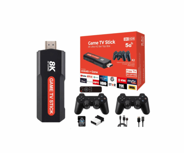 HD TV Stick Game Console + 2 x Wireless Controllers