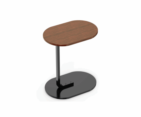 C-Shape Side Table - Brown